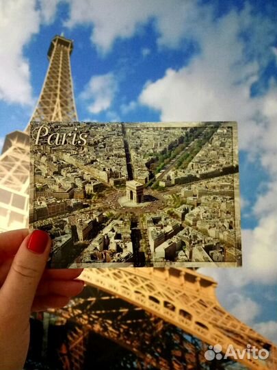 Открытка Париж Нотр-Дам