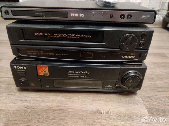 Видеомагнитофон и двд