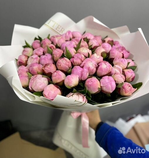 Пионы букеты цветы