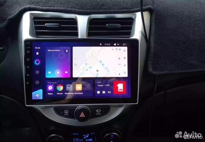 Магнитола Hyundai Solaris 1 Android IPS