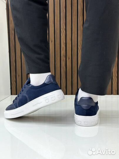 Кеды мужские Salvatore Ferragamo, синие