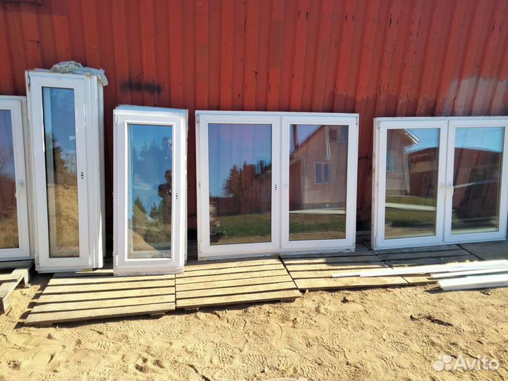 Окна,двери пластиковые бу