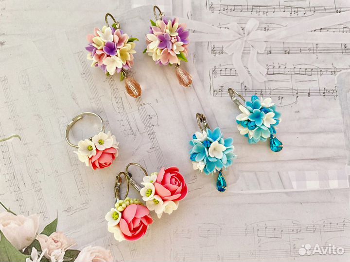 Серьги ручной работы