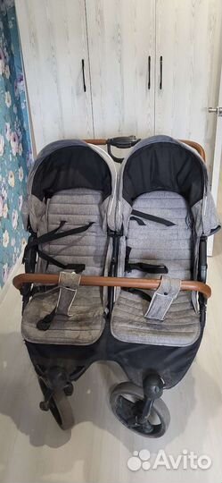 Прогулочная коляска для двойни бу