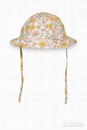 Комплект летний на девочку 56 с панамой