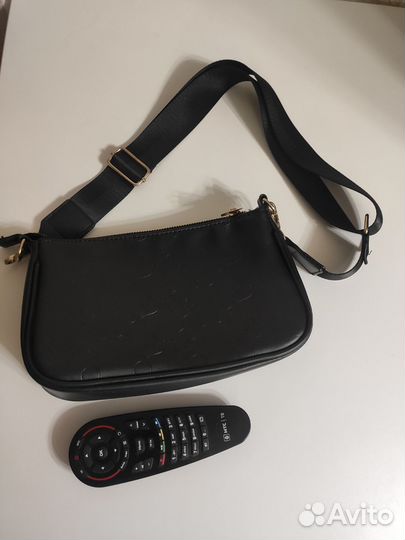 Кожаная сумка с принтом Микки Мауса