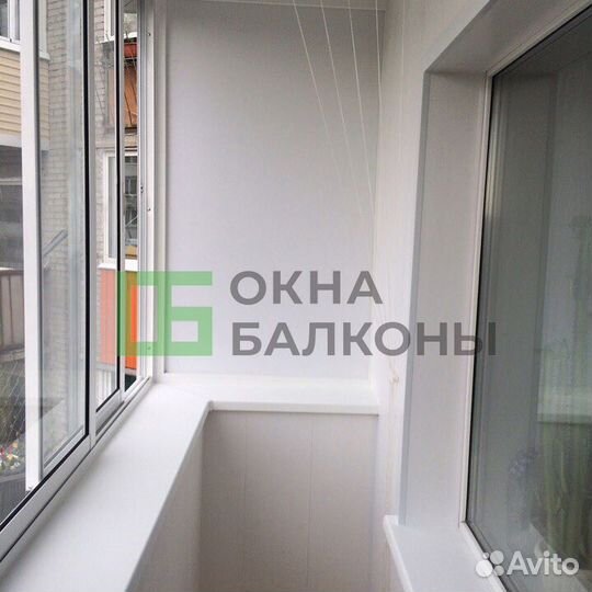 Остекление балконов в панельном доме