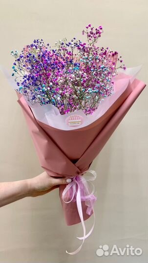 Гипсофила цветная. Доставка букетов Вологда