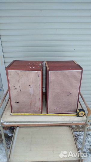 Колонки деревянный корпус СССР для проигрывателя