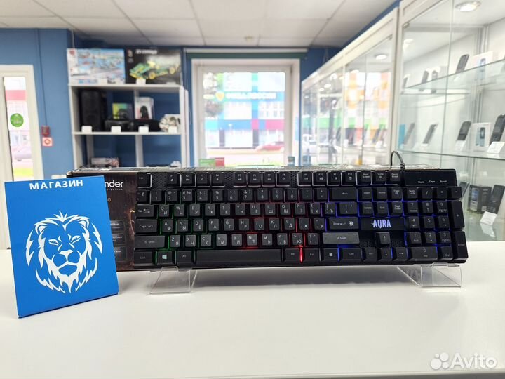 Игровой набор (клавиатура + мышь) Defender (вр80)