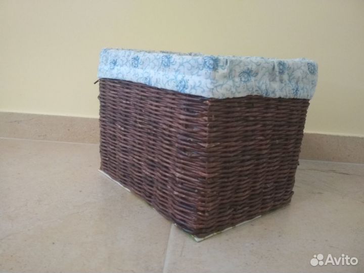 Плетённые корзины для хранения