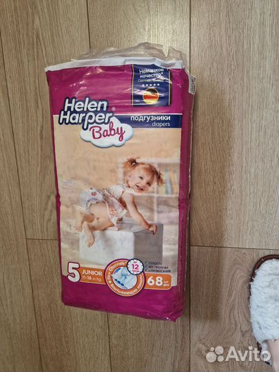 Подгузники Helen harper 5,68шт,11-18кг