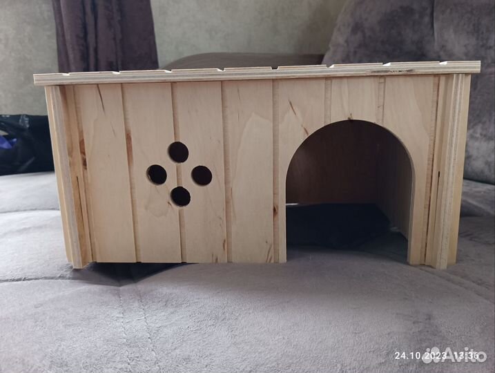 Домик для грызунов деревянный