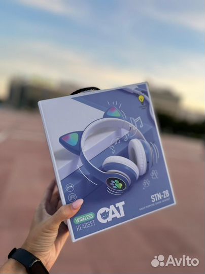 Детские наушники с ушками для детей