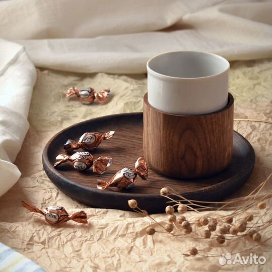 Деревянные подстаканники / формы для свечей