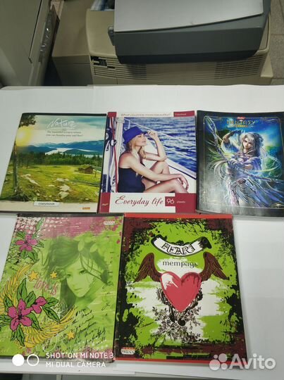 Тетради А5 новые разные