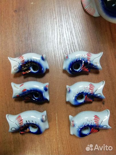 Штоф с рюмками Рыба СССР