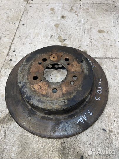 Диск тормозной задний (Chery Tiggo 3)