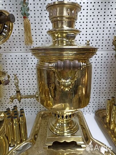 Самовар старинный на дровах 2,5 л