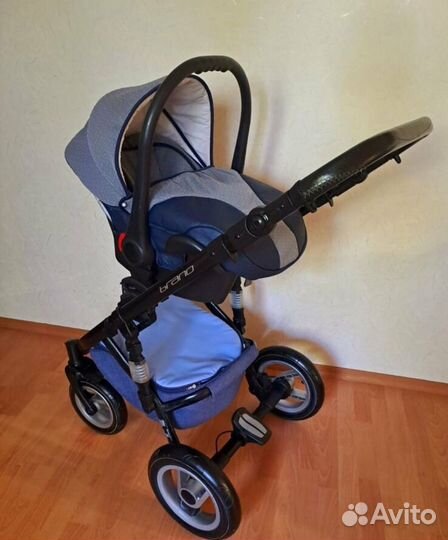 Коляска Riko bruno 3 в 1 (как новая)