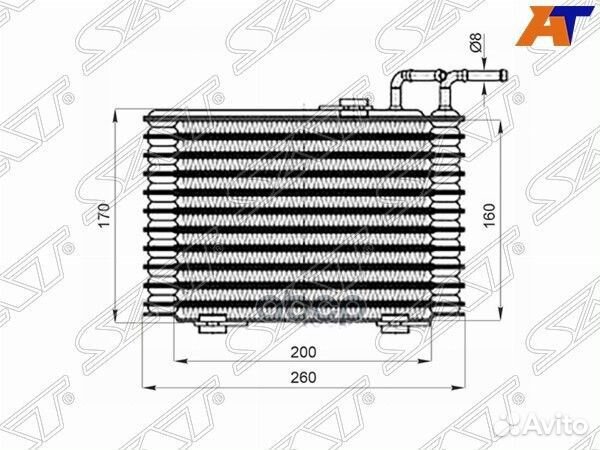 Радиатор охлаждения CVT mitsubishi outlander 12