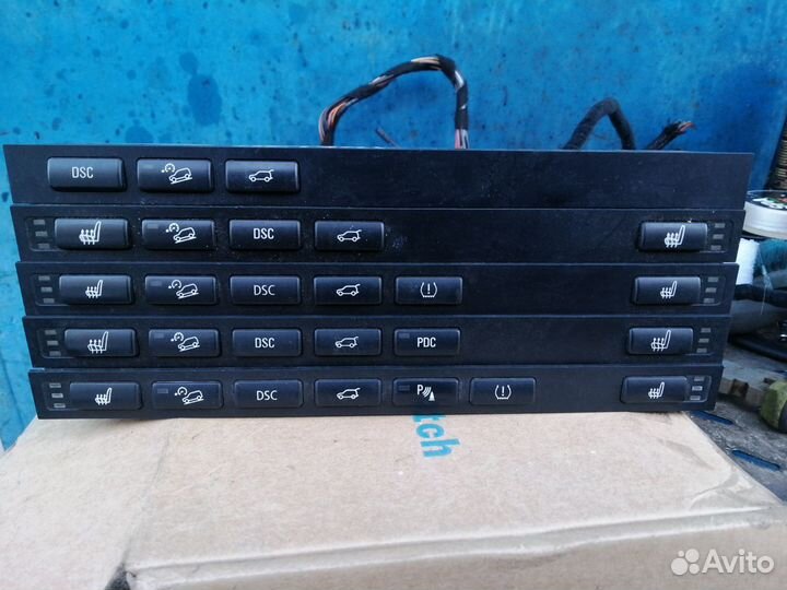 Блок кнопок обогрева сидений BMW X5 e53