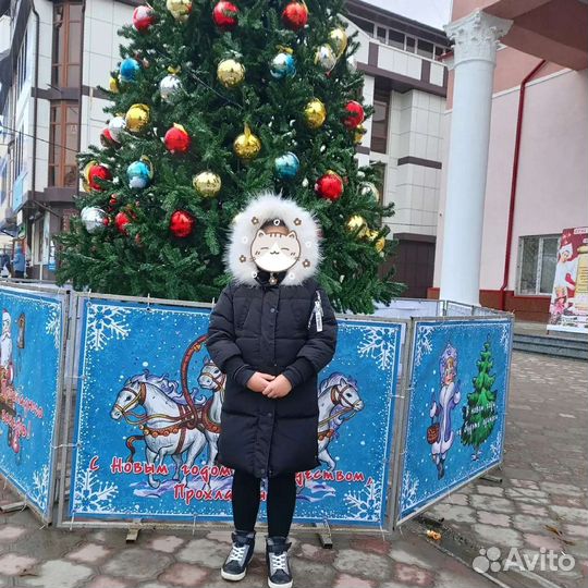 Зимний пуховик для девочки