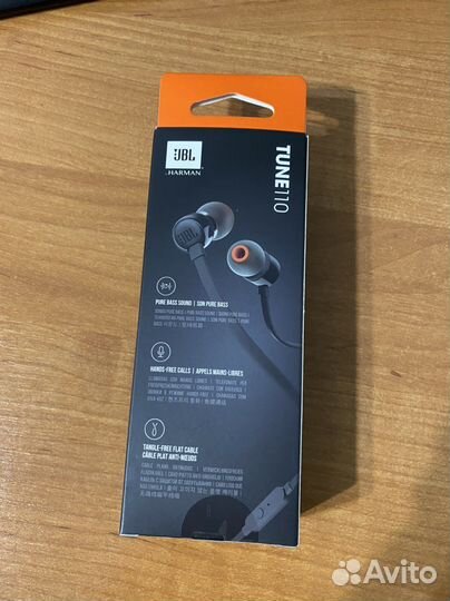 Наушники JBL tune 110 black