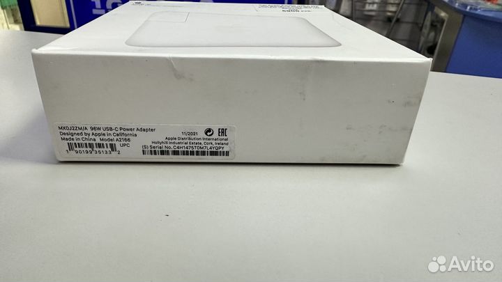 Зарядка MacBook для MagSafe 3 Оригинал 96w Новый