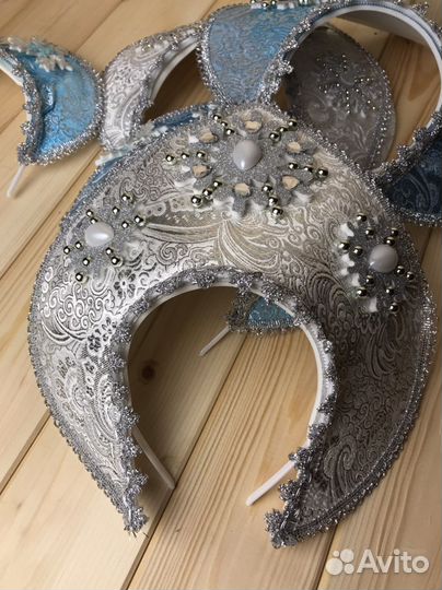 Кокошники снегурочки