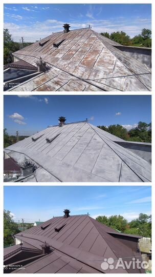 Покраска кровли