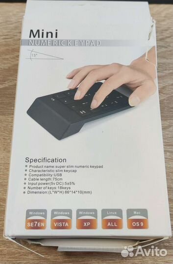 Беспроводная цифровая клавиатура для компьютера