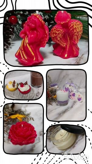 Свечи восковые ручной работы