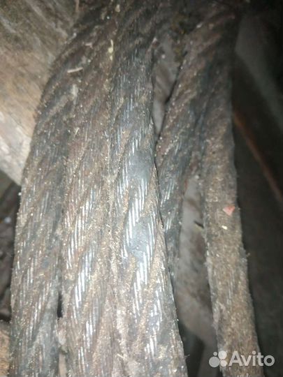 Буксировочный стальной трос 10мм-30м 17мм-2 по 15м