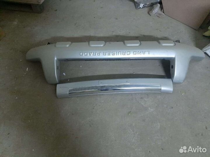 Губа на бампер toyota prado 150