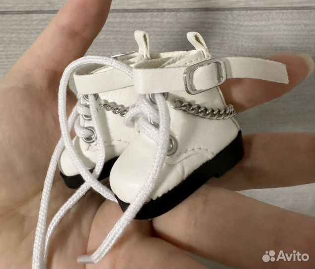 Ботинки сапожки для кукол 4,5 см новые