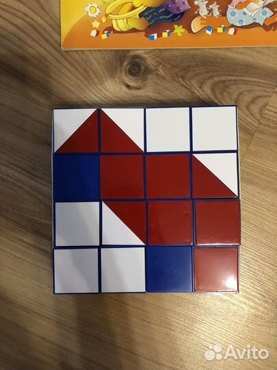 Кубики Никитина сложи узор