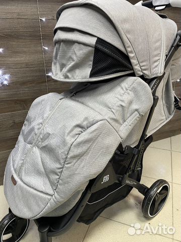 Коляска Baballo 2023 серая