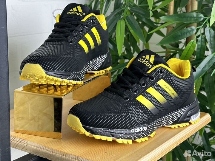 Кроссовки Adidas Marathone 36-39 черные