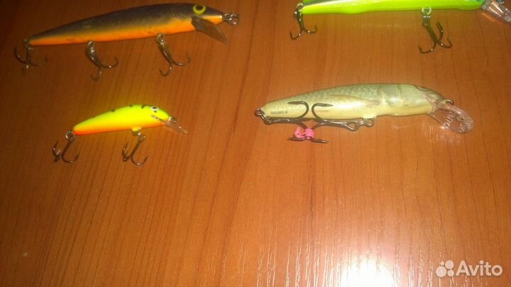 Воблеры комплект для рыбалки (Salmo Rapala Salmo)