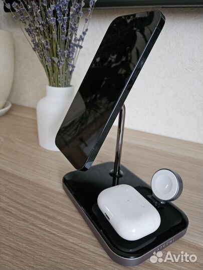 Зарядное устройство Satechi Magnetic Wireless 3in1