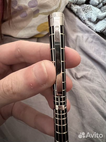 Ручка шариковая серебряная Waldmann