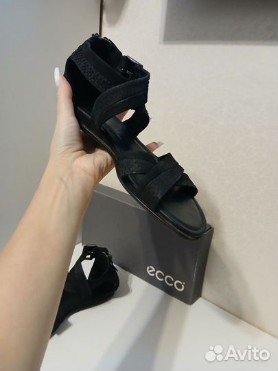 Сандалии Ecco 37, замша, кожа