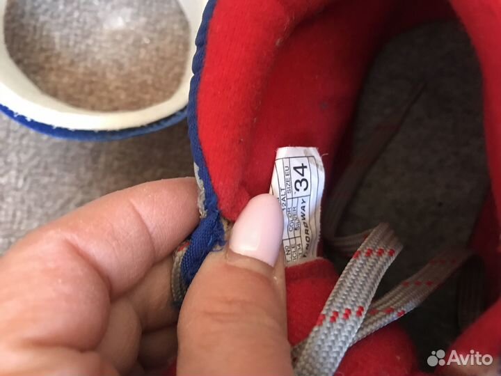 Лыжные ботинки 34 размера
