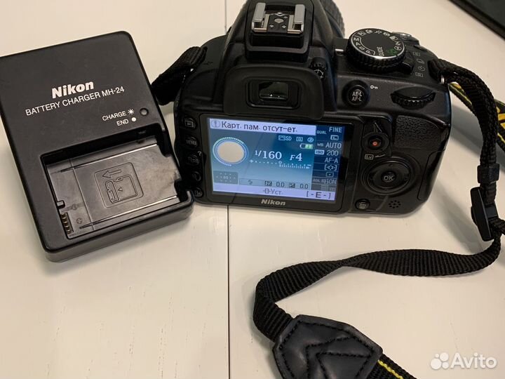 Зеркальный фотоаппарат nikon d3100