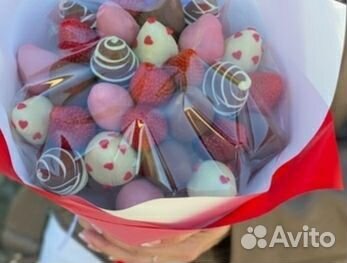 Букет из клубники в шоколаде