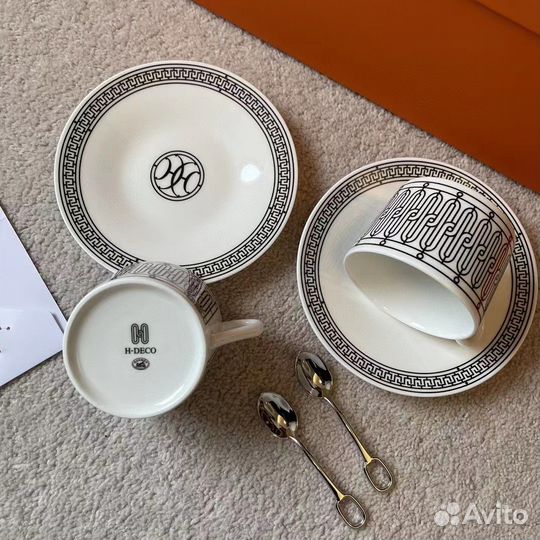 Сервиз чайный Hermes H-Deco набор на 2 персоны