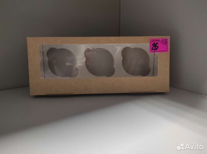 Крафт короб для маффинов