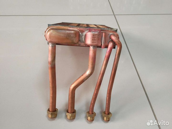 Теплообменник для котла Bosch / Buderus битермичес