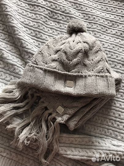 Комплект шапка, шарф, варежки adidas